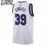 Los Angeles Lakers Trikot 22 Dwight Howard 39 Nike 2022-23 City Edition Weiß Swingman - Kinder
